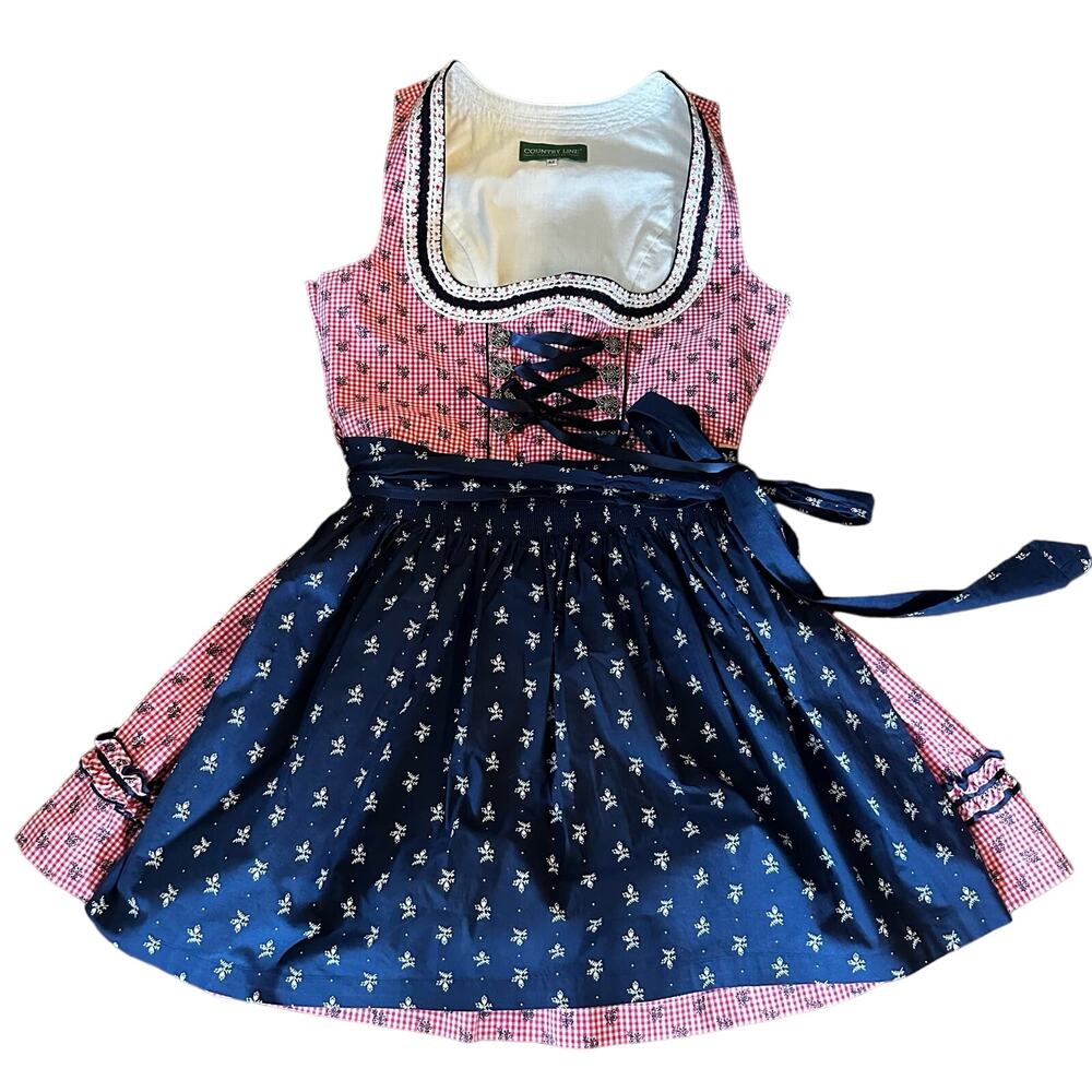 Country Line Authentic German Dirndl / Tracht - Size EU42